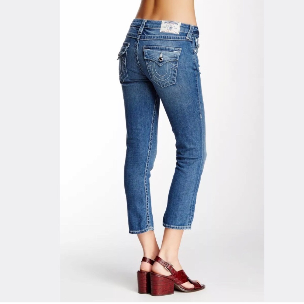 True Religion Rolled Capri Jeans Size 29